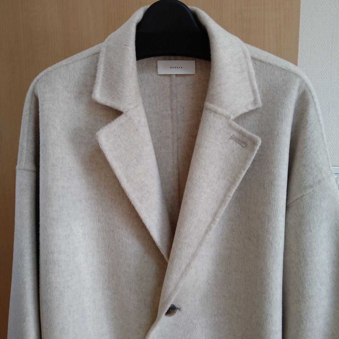 【未使用に近い】かぐれ　ウールテーラードショートコート
