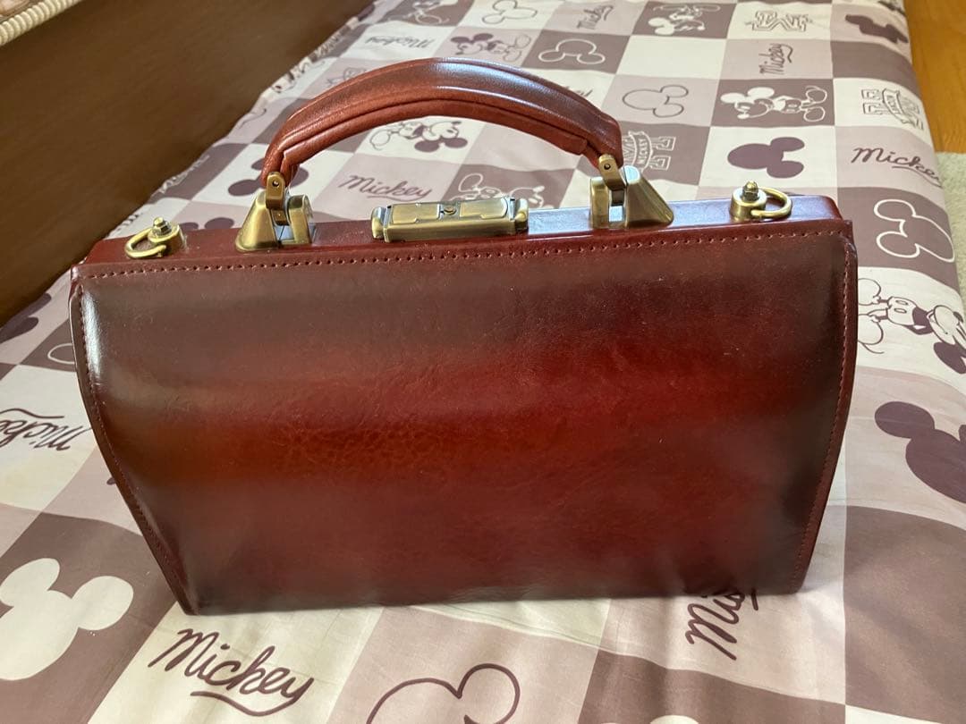 ヌメ革　atelierCODEL アトリエコデル　ミニ　ダレスバッグ　本革