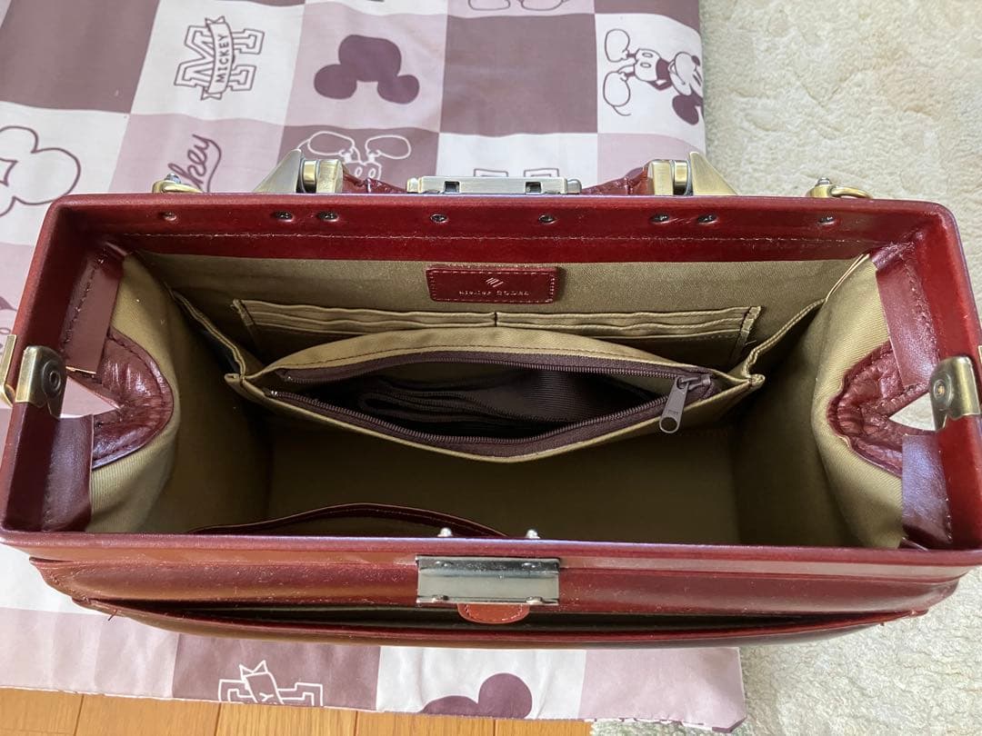 ヌメ革　atelierCODEL アトリエコデル　ミニ　ダレスバッグ　本革