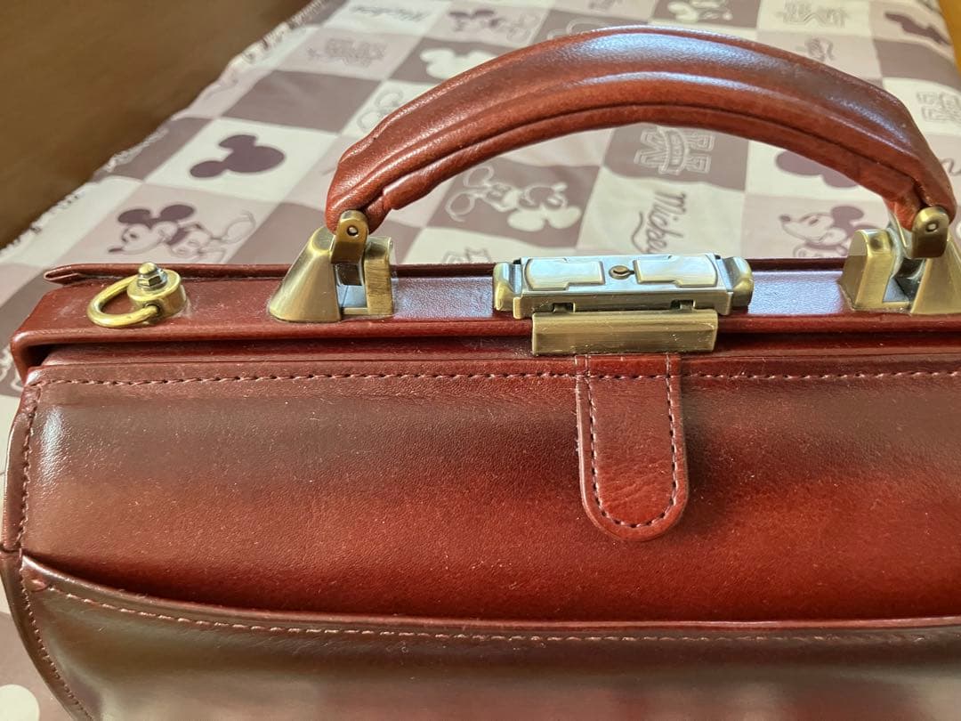 ヌメ革　atelierCODEL アトリエコデル　ミニ　ダレスバッグ　本革