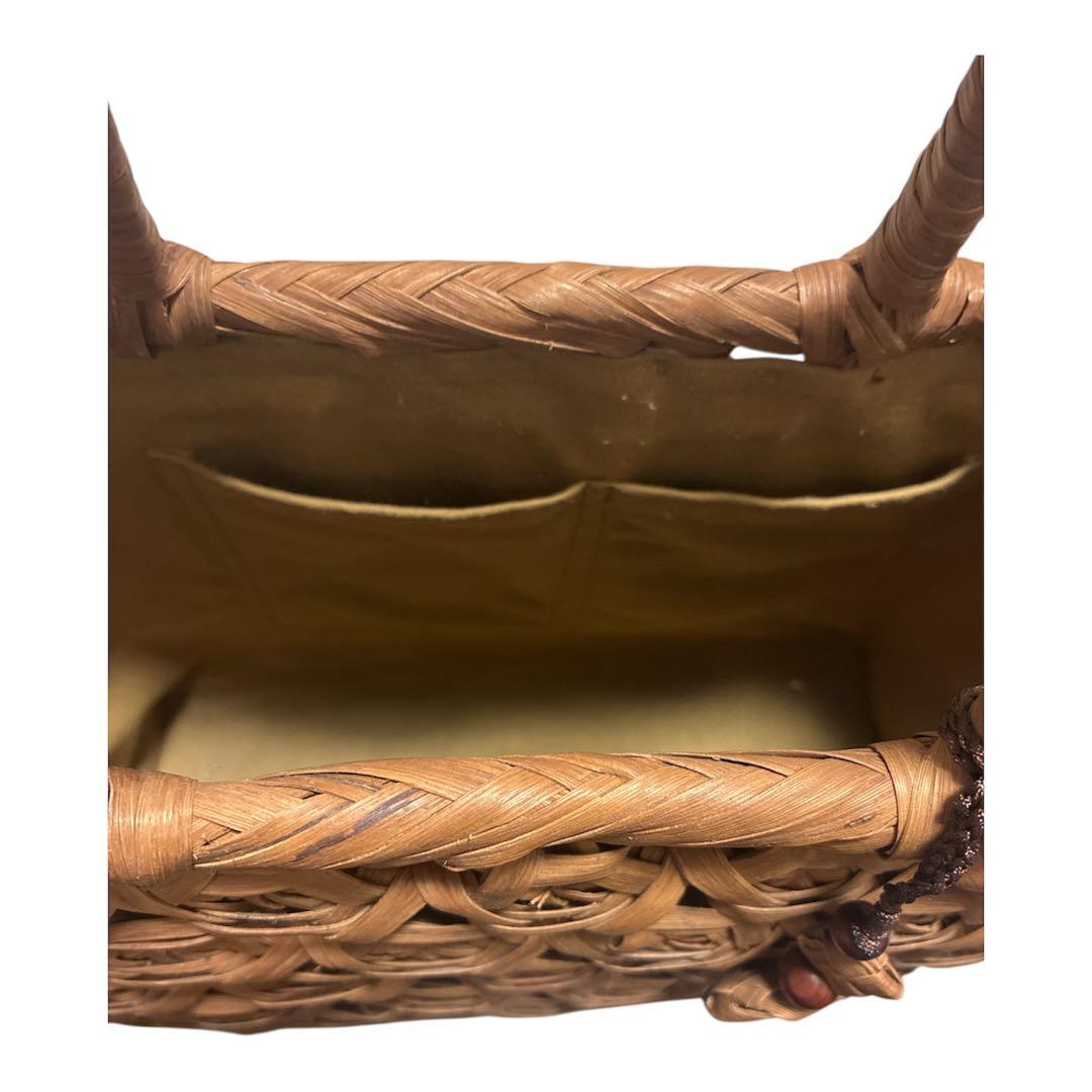 ち*ん様 志穂里　山葡萄　籠バッグ　山ぶどう　国産