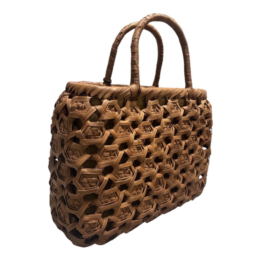 ち*ん様 志穂里　山葡萄　籠バッグ　山ぶどう　国産