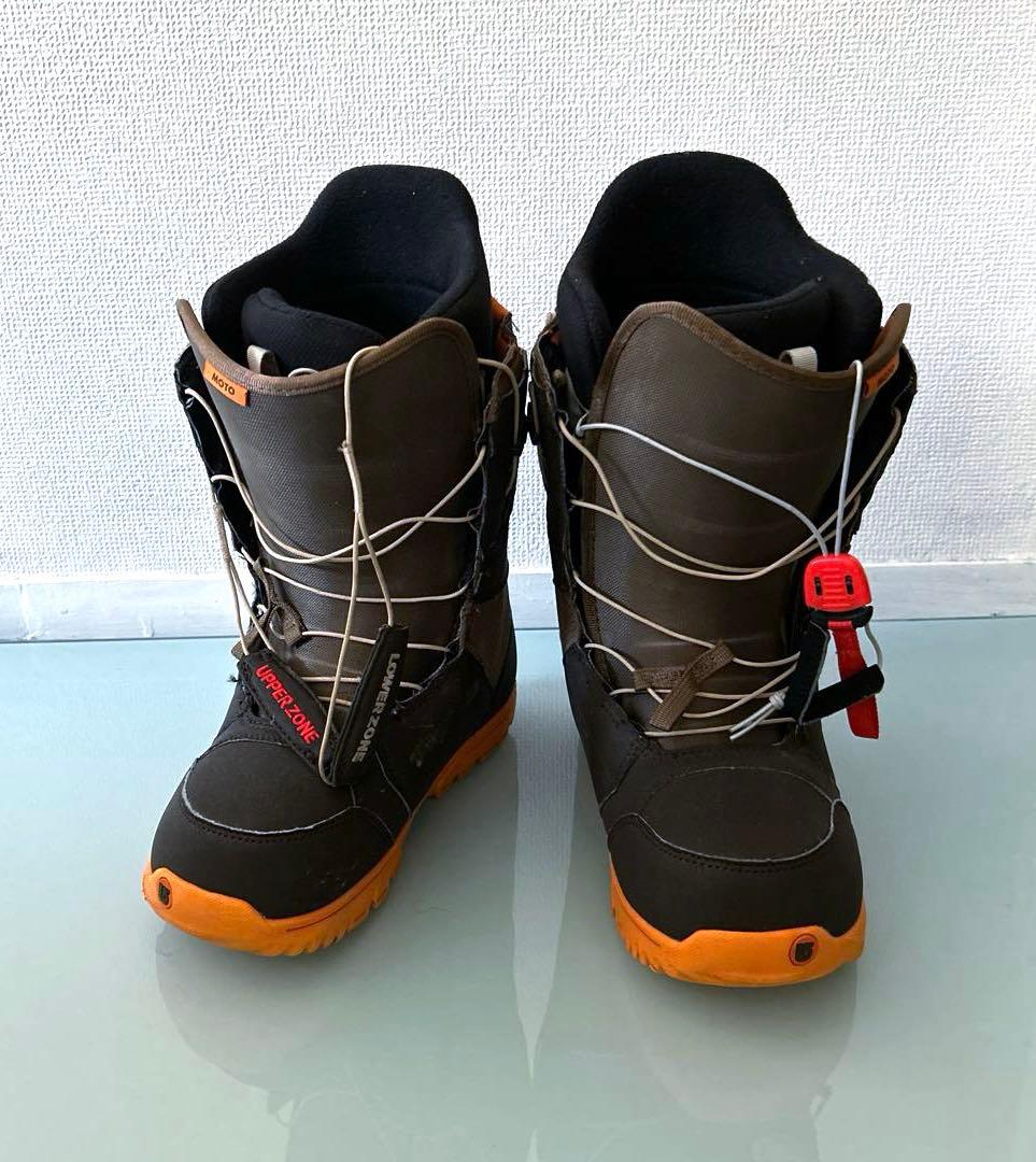 Burton MOTO スノーボードブーツ ブラウン/オレンジ　26cm