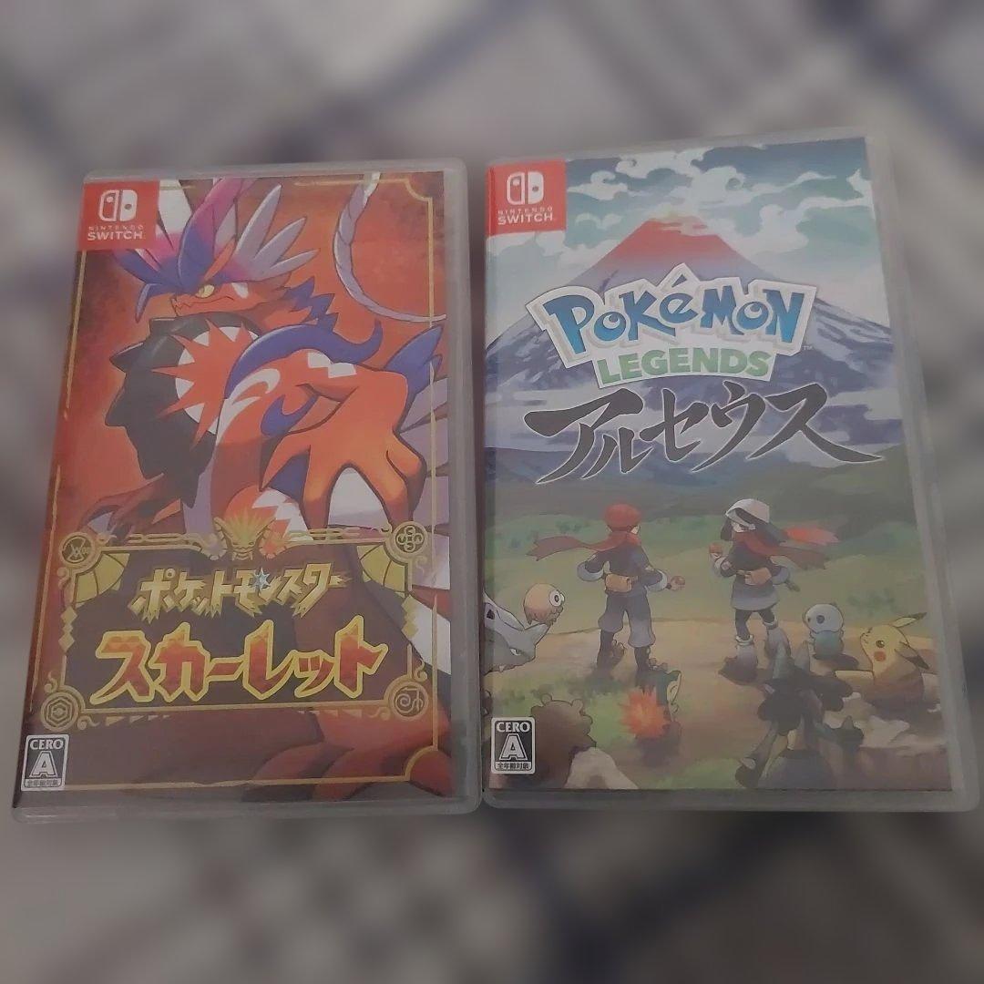 ポケモン　スカーレット　アルセウス　Switchソフト