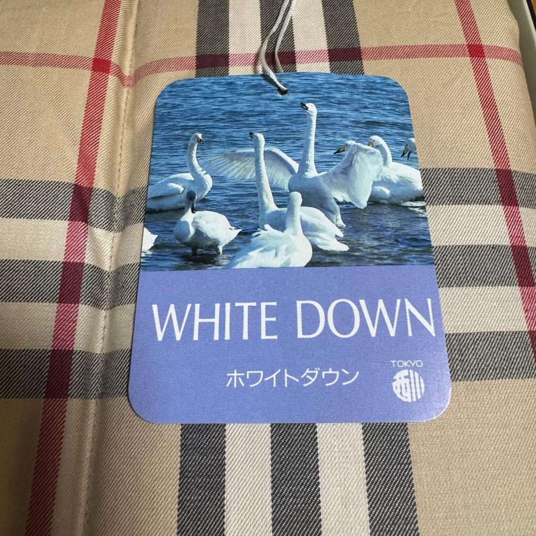 未使用 未開封 Burberrys バーバリー チェック柄 羽毛掛け布団 綿