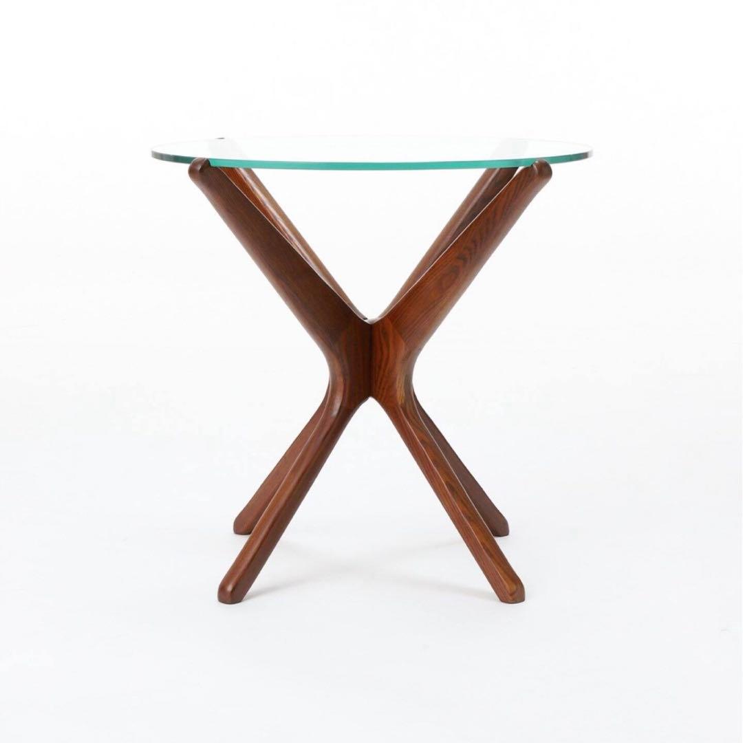 ACME Furniture⭐️トラッセルサイドテーブル⭐️ガラス×木