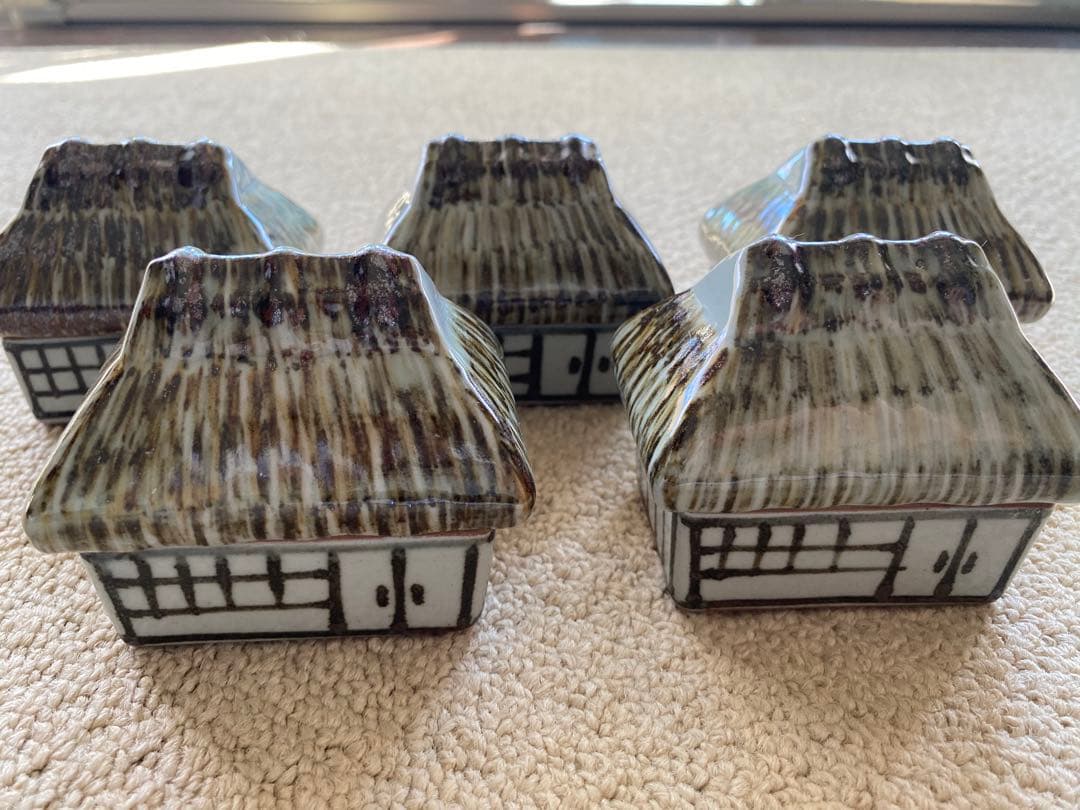 珍味入れ　京焼　田舎屋珍味入れ5客