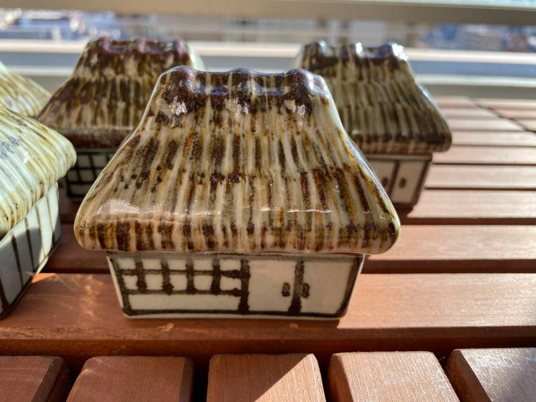 珍味入れ　京焼　田舎屋珍味入れ5客