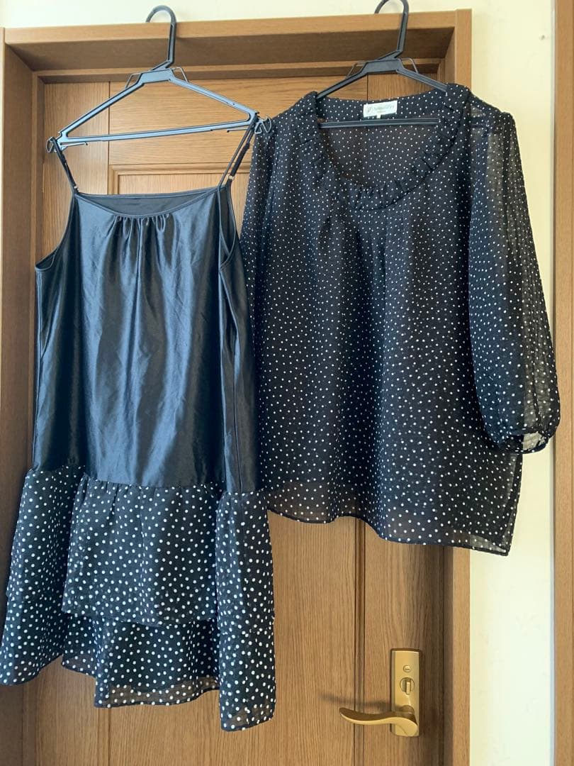 ドット柄チュニック