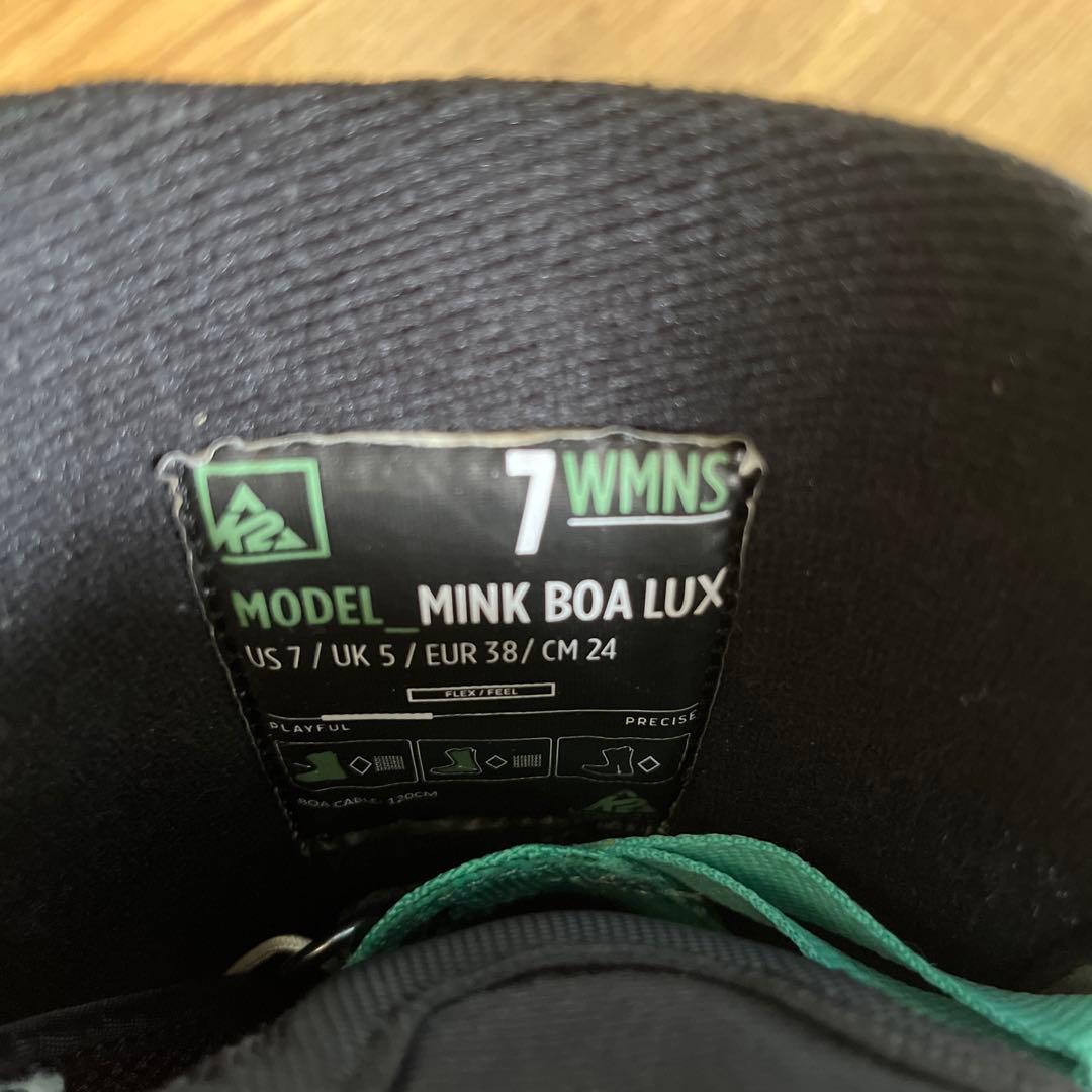 ケーツー K2 スノーボード ブーツ MINK BOA LUX BROWN