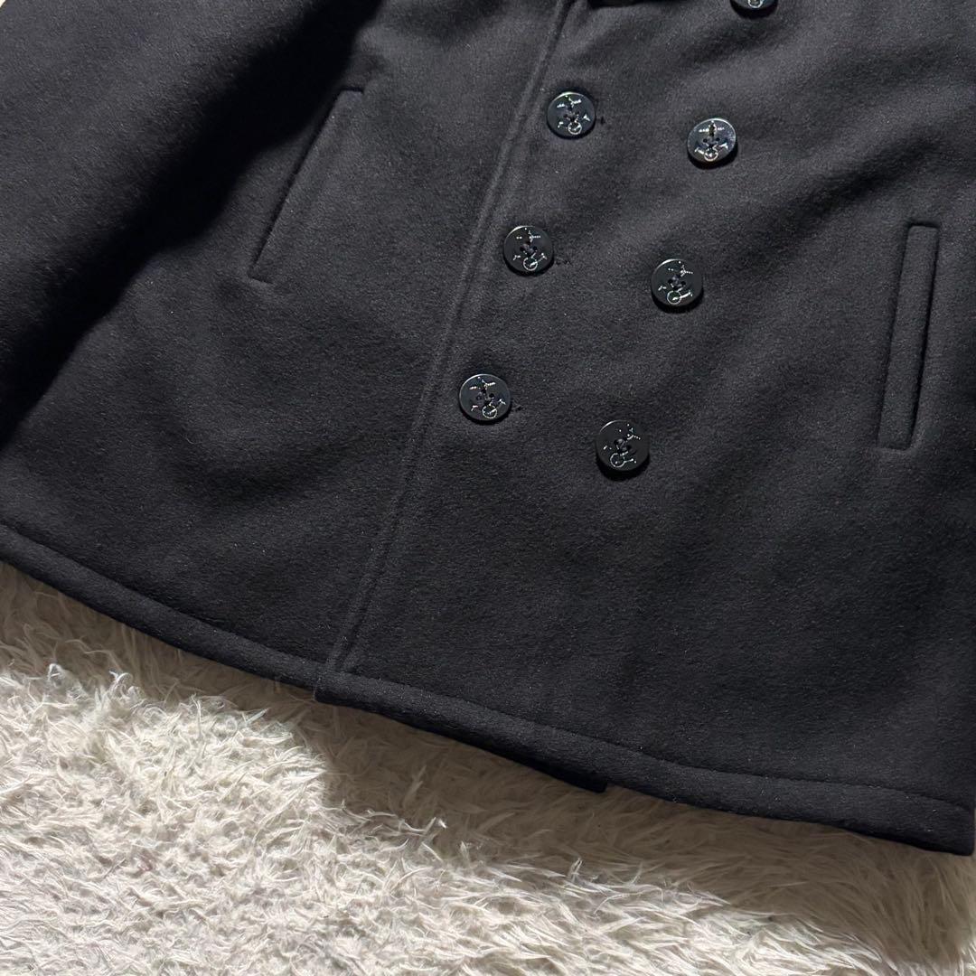 美品/42サイズ■schott ピーコート　ブラック　キルティング　USA製