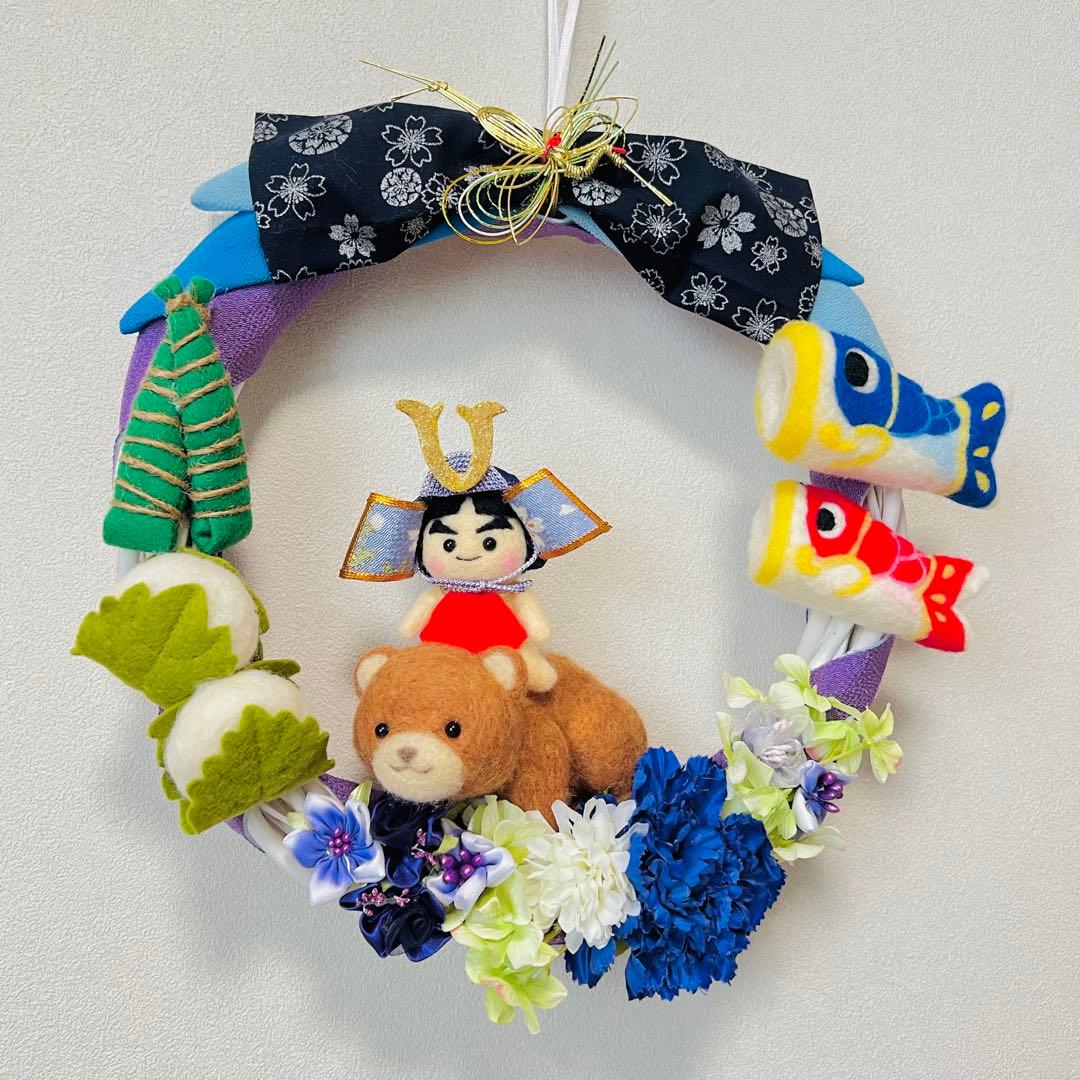 みみ　端午の節句リース　イースターリース