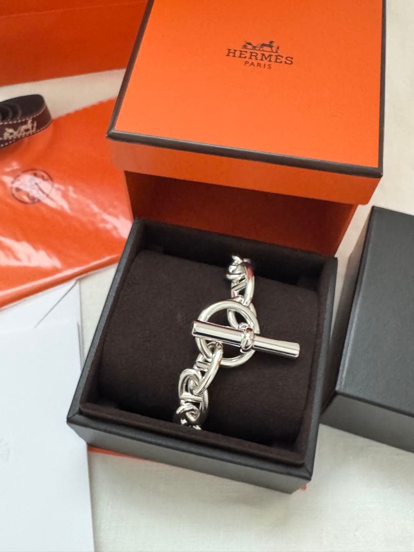 エルメス 新品　シェーヌダンクル ブレスレット GM 14コマ HERMES