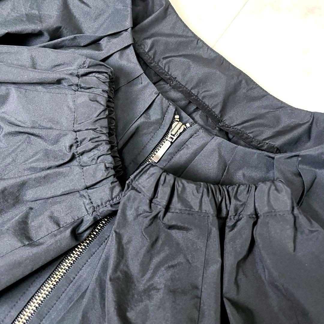 専用【未使用級】ビアズリー 2024SS タフタバルーンブルゾン 絹 黒 F