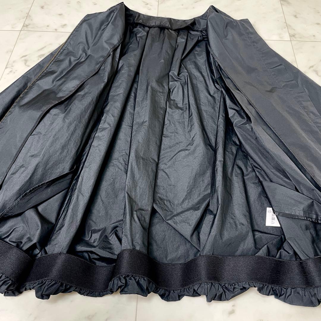 専用【未使用級】ビアズリー 2024SS タフタバルーンブルゾン 絹 黒 F