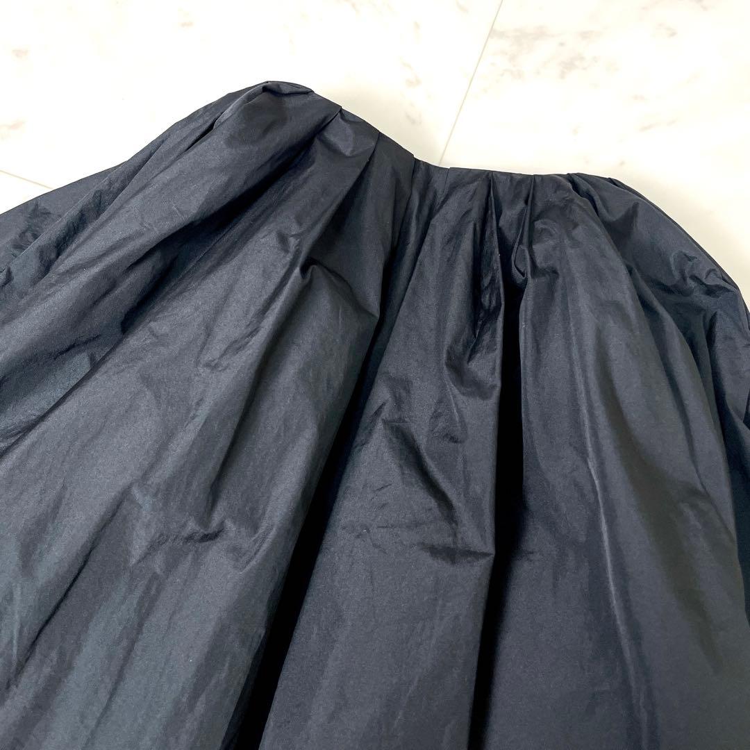 専用【未使用級】ビアズリー 2024SS タフタバルーンブルゾン 絹 黒 F