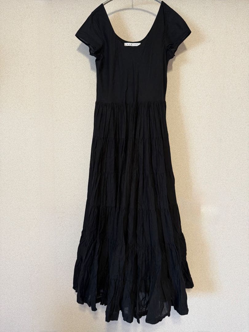 マリハ　MARIHA 草原の虹のドレス　ブラック　38