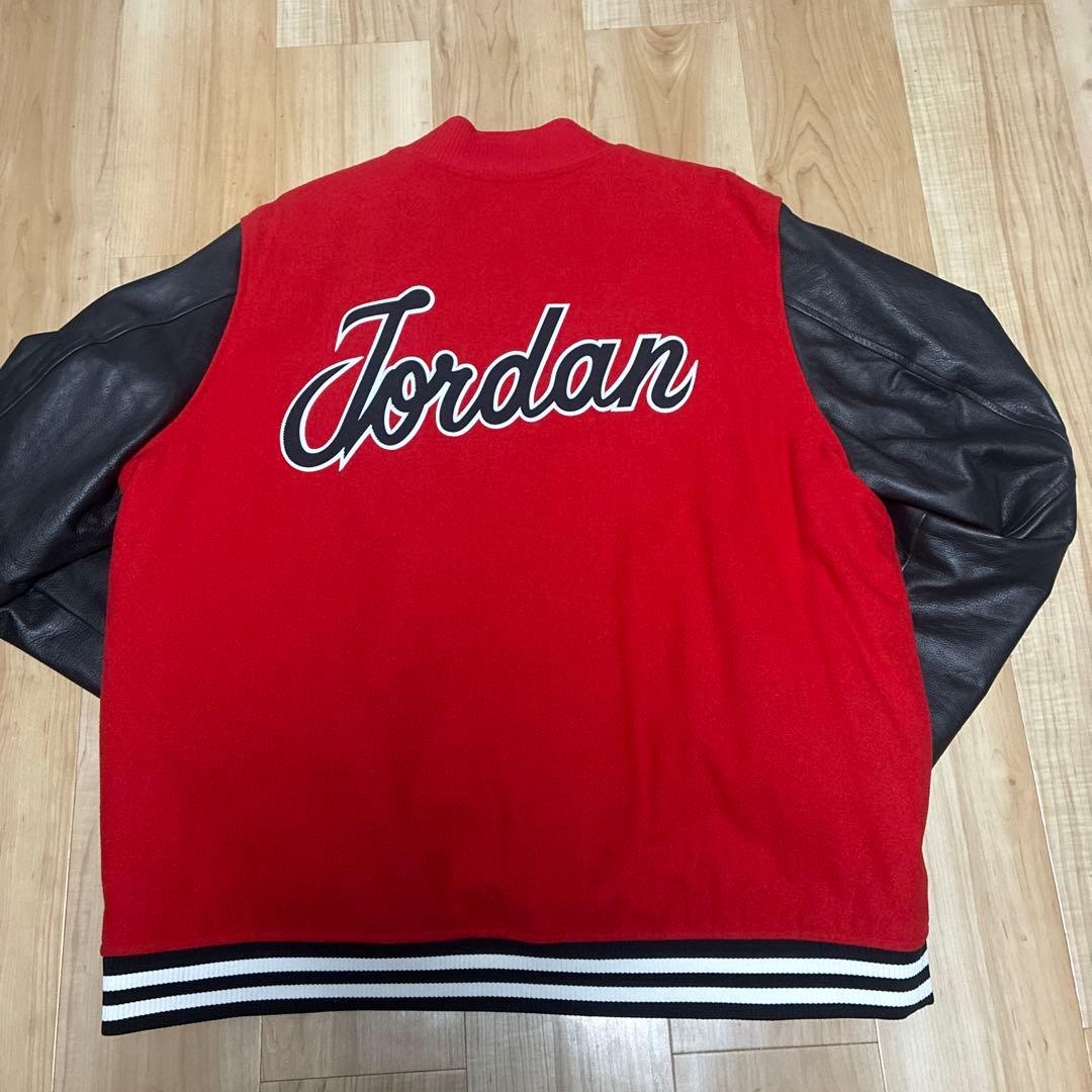 Jordan ジョーダン スタジャン XL レザー袖 NIKE 古着