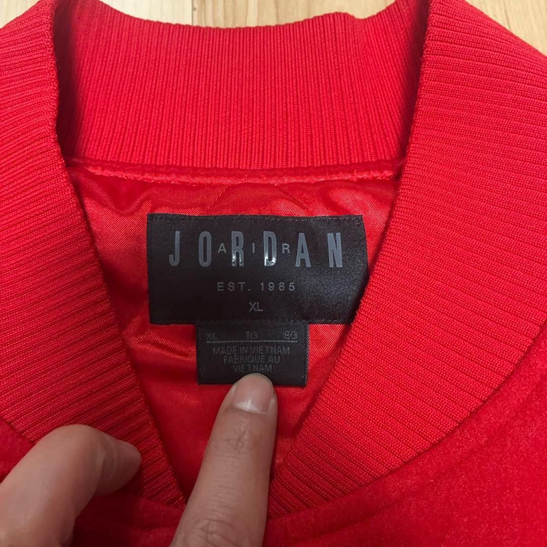 Jordan ジョーダン スタジャン XL レザー袖 NIKE 古着