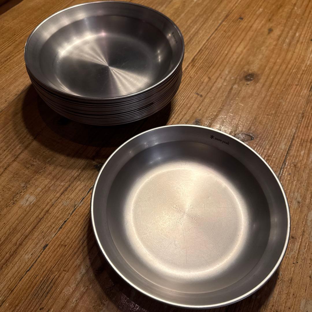 a*a様  peak ステンレス平皿 複数枚