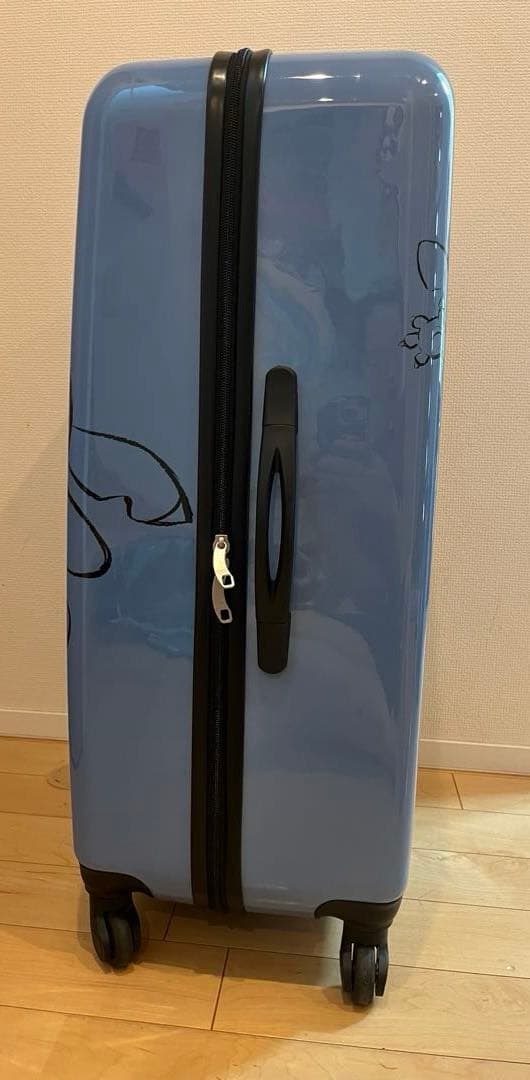 【一度使用のみ】ディズニー　スティッチ スーツケース　キャリアケース