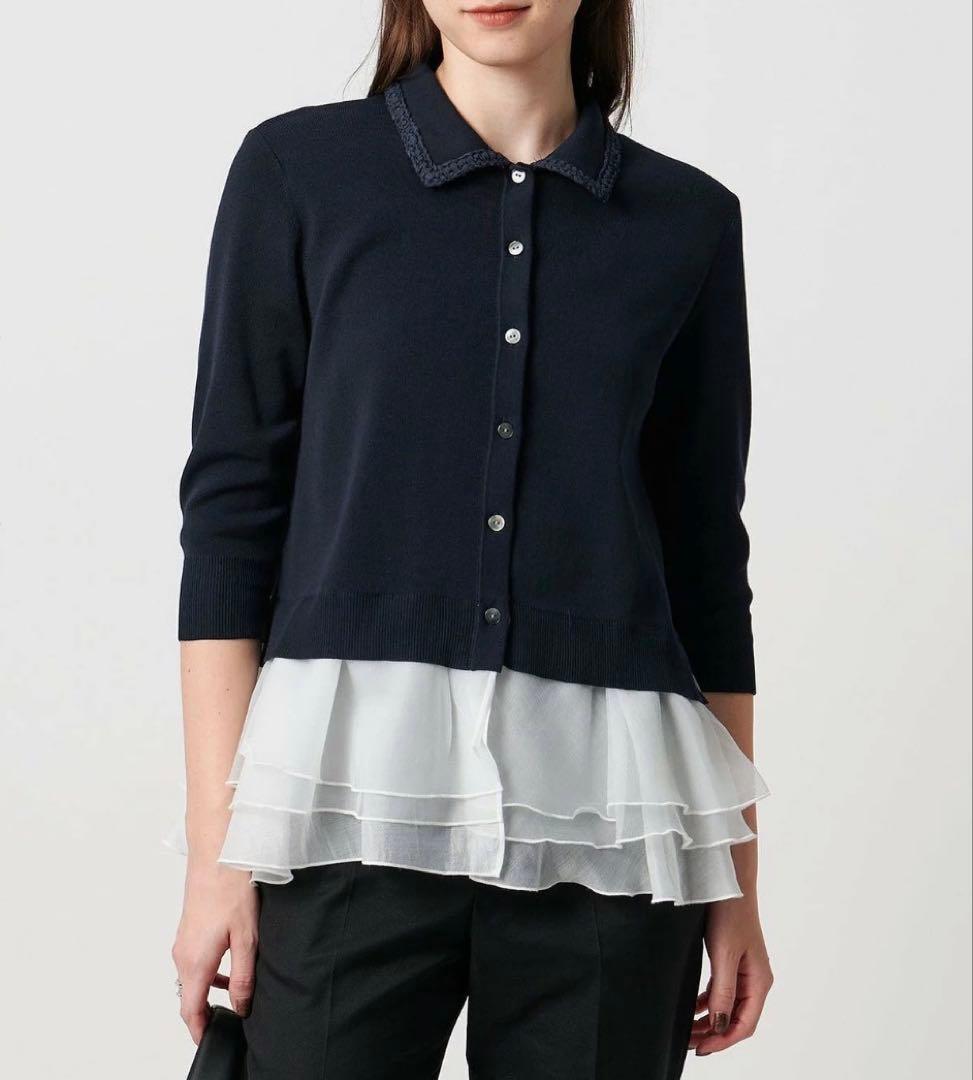 い**様 UNITED ARROWS レディーポロコンビニットウォッシャブル