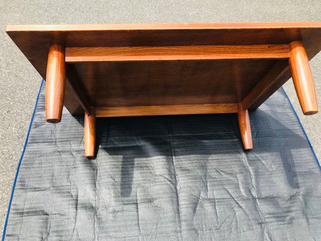 ◉天然木天板の座卓 ◉120x84x32 cm