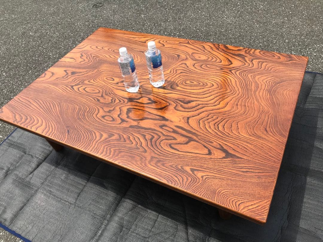 ◉天然木天板の座卓 ◉120x84x32 cm