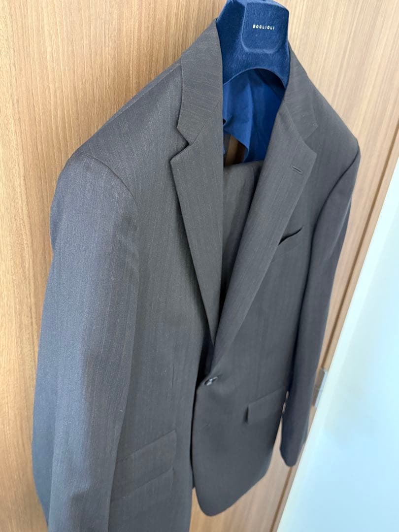 ボリオリ ブラウン BOGLIOLI スーツ サイズ48