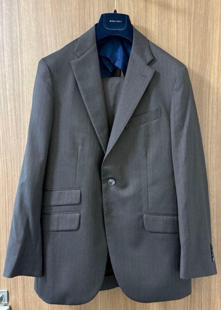 ボリオリ ブラウン BOGLIOLI スーツ サイズ48