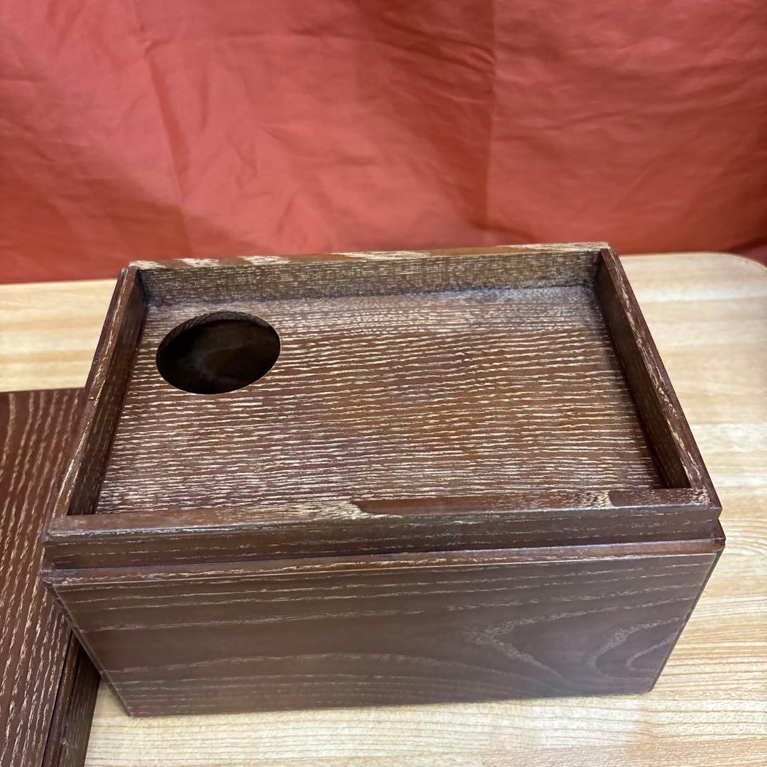 桑製 茶箱 茶道具セット