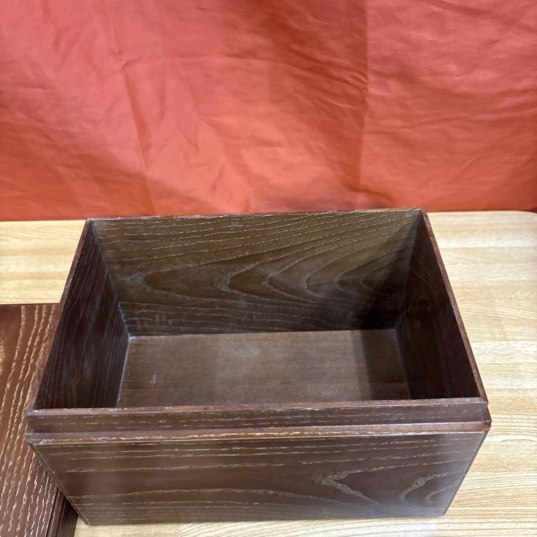 桑製 茶箱 茶道具セット