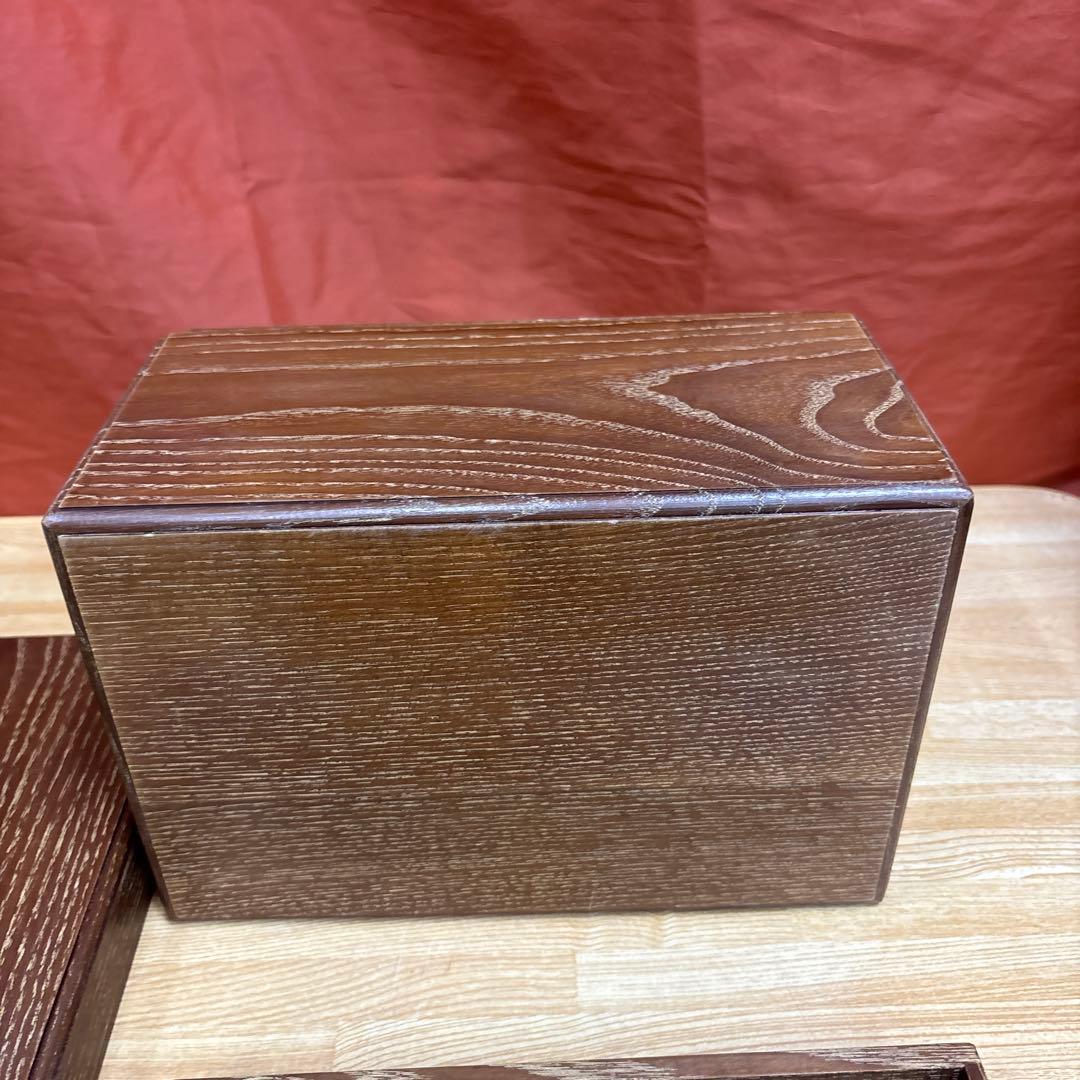 桑製 茶箱 茶道具セット