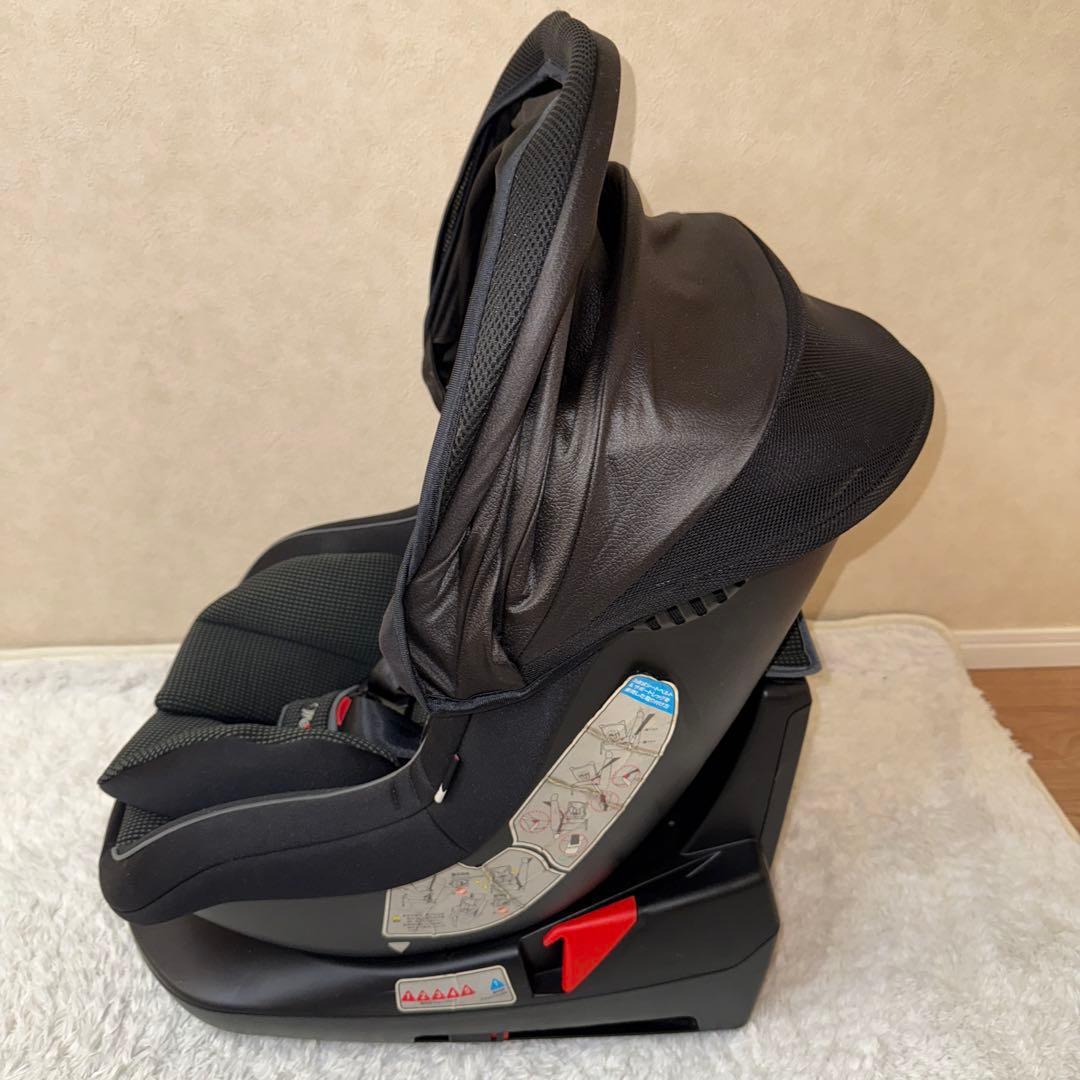 マムズキャリー ターンレジェFIX チャイルドシート ISOFIX サンシェード
