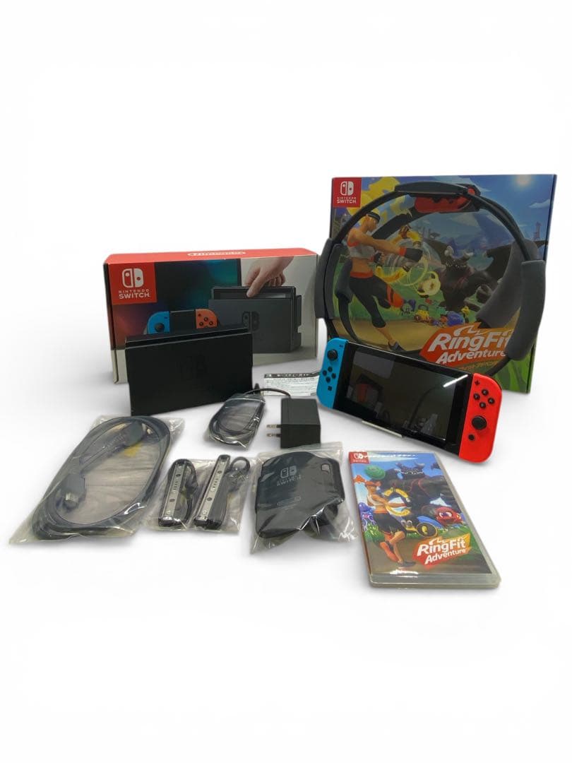 任天堂 Switch本体 HAC-001 ネオンブルー・レッド リングフィット付