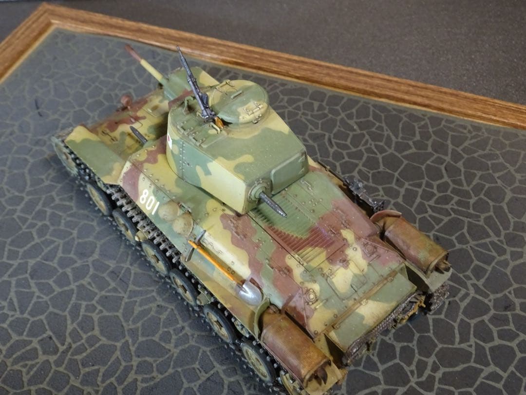 タミヤ1/35 日本陸軍97式中戦車改　戦車プラモデル　完成品