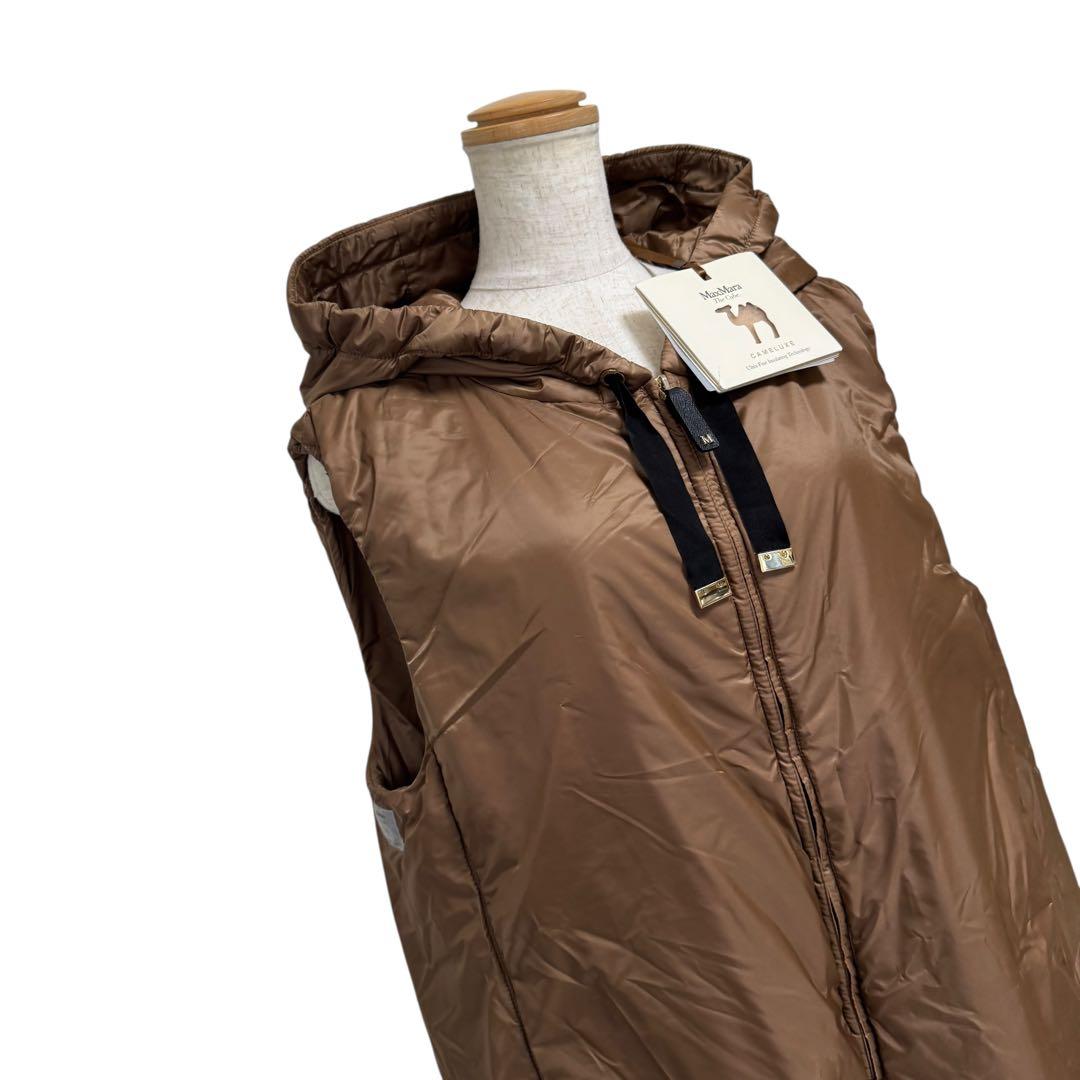 未使用　マックスマーラ TheCube GREENGI ダウンベスト キャメル