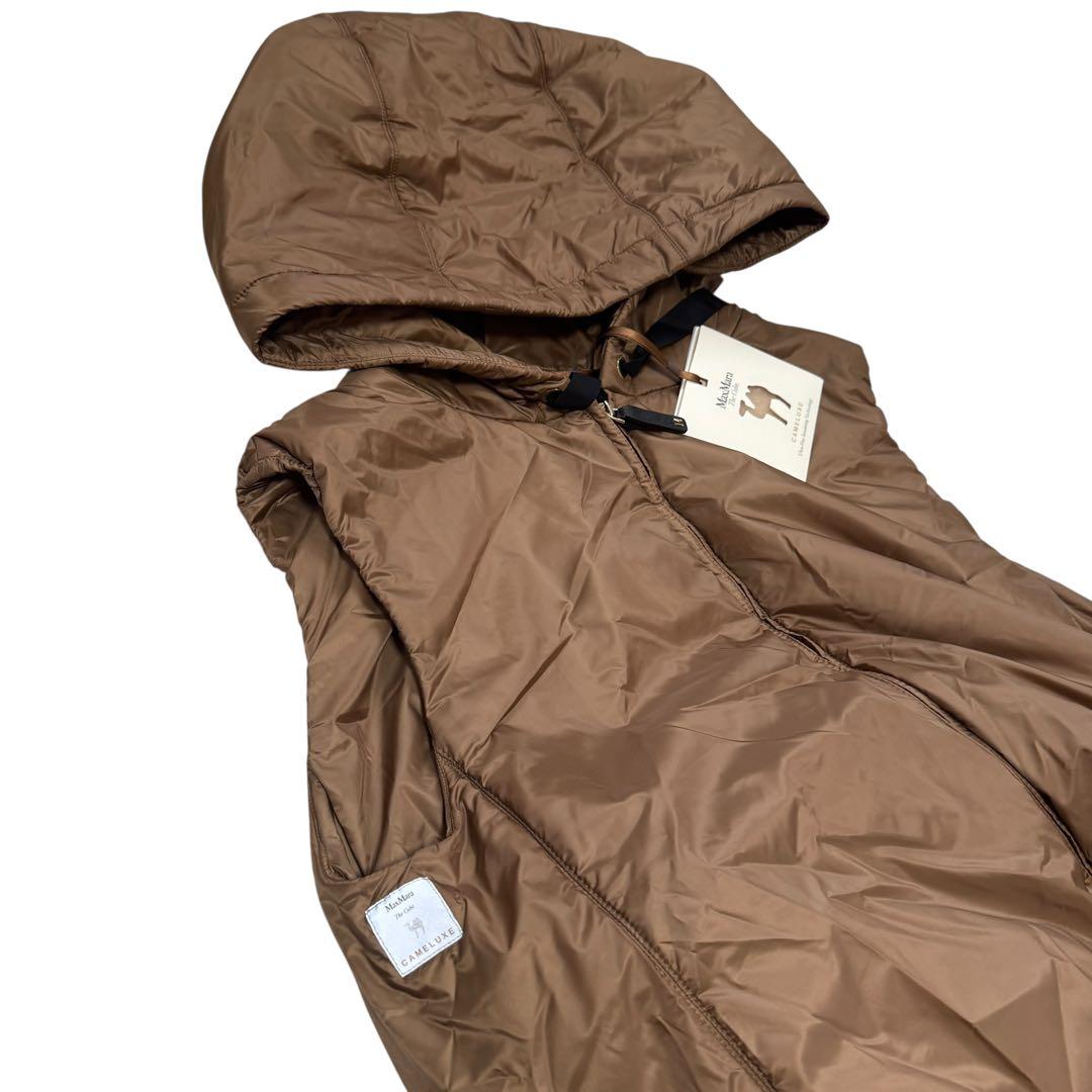 未使用　マックスマーラ TheCube GREENGI ダウンベスト キャメル