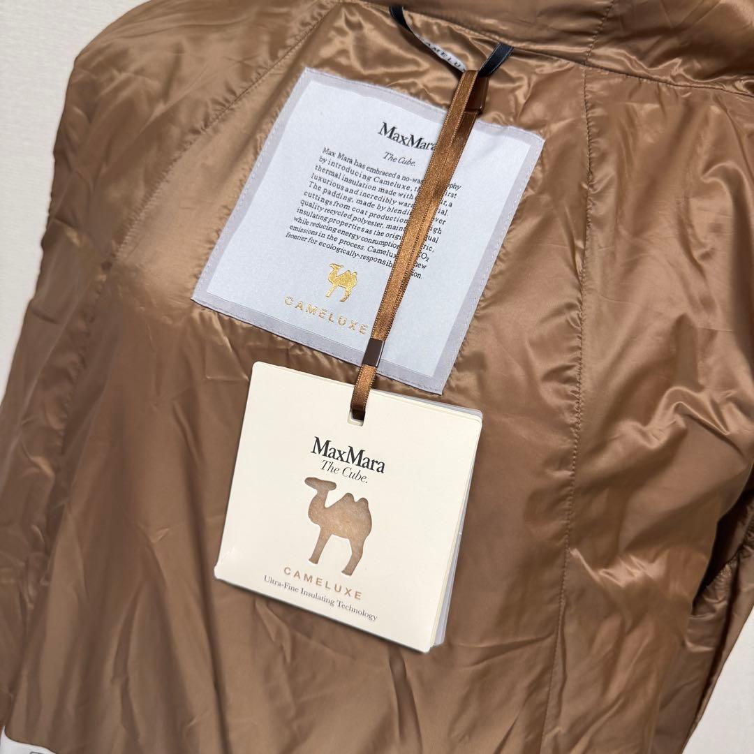 未使用　マックスマーラ TheCube GREENGI ダウンベスト キャメル
