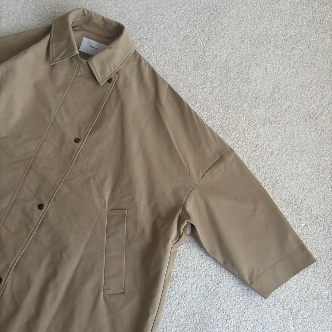 25SS フレームワーク 撥水ポンチョトレンチコート　38 ベージュ