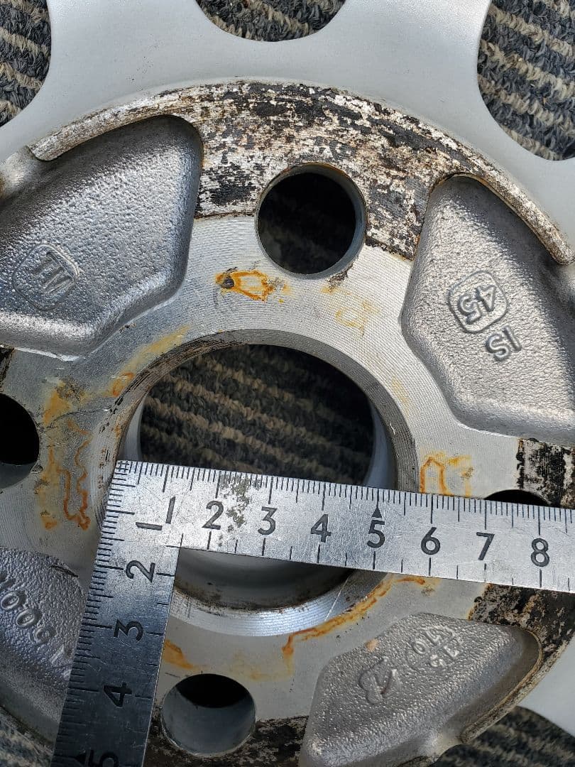 エコホルム 15インチ シルバー 10スポークホイール