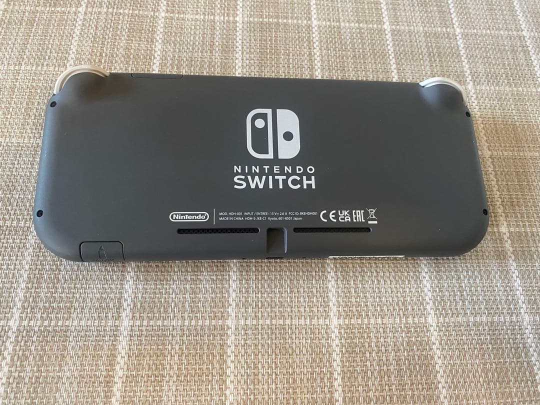 Nintendo Switch Lite グレー本体（動作良好・初期化済み）
