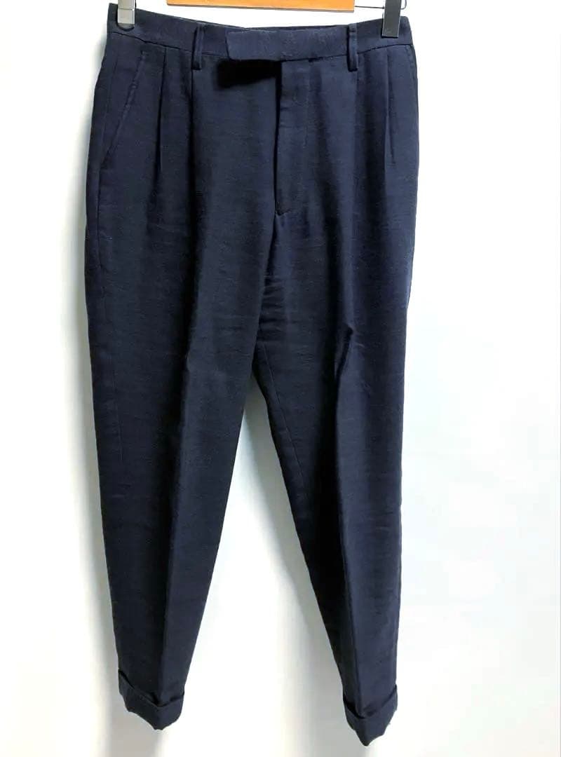 パンツ COMOLI Linen/Wool 2Tuck Pants