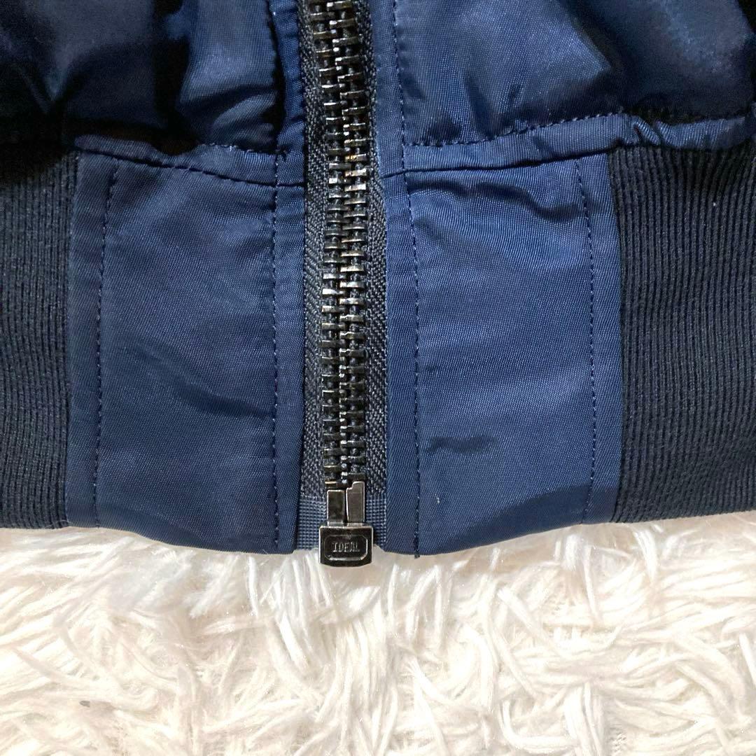 【人気・希少XL】HOUSTON B-15C ネイビー × ネイビームートン