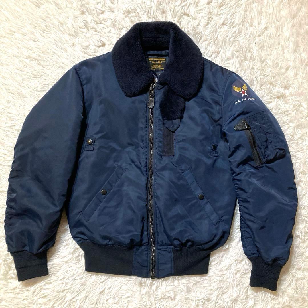 【人気・希少XL】HOUSTON B-15C ネイビー × ネイビームートン