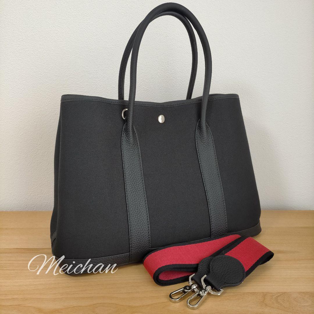 【トトロ】訳あり 高級 本革＊キャンバス トートバッグ L