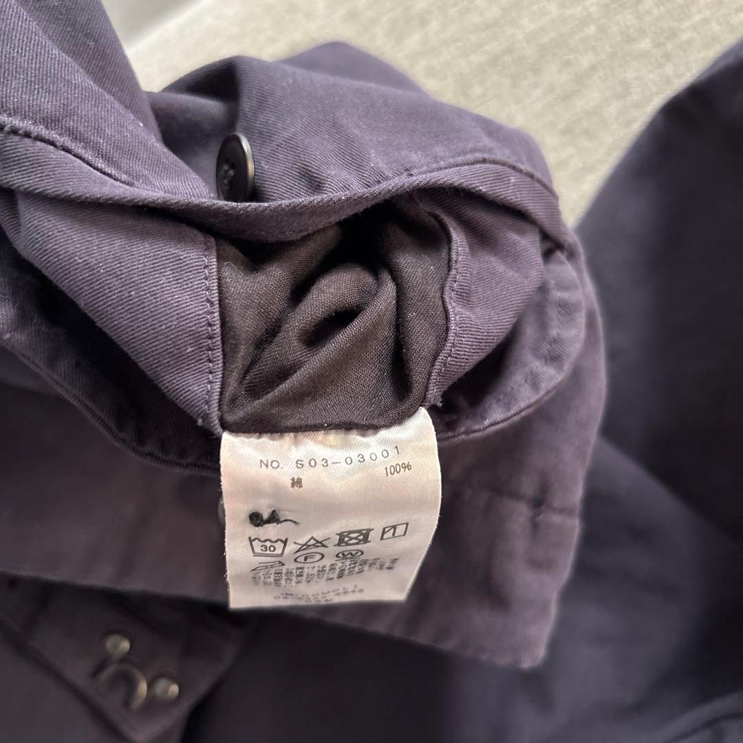 COMOLI パンツ　ネイビー