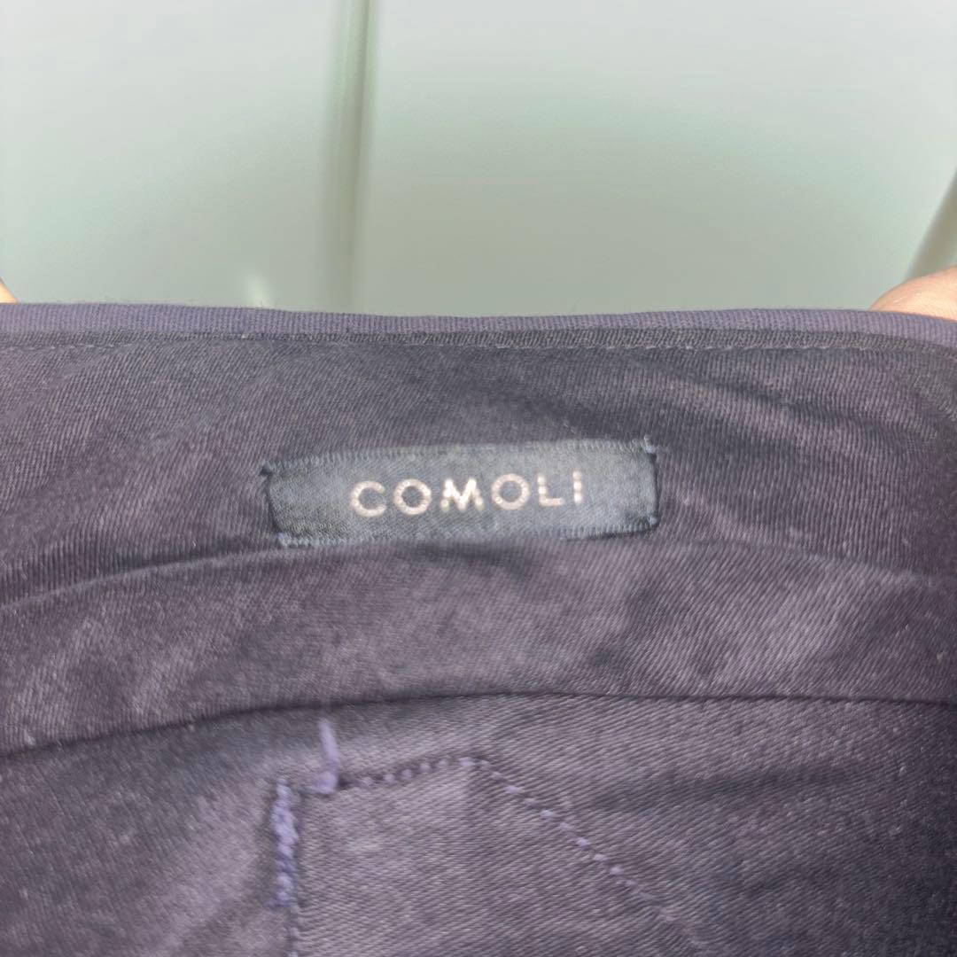 COMOLI パンツ　ネイビー
