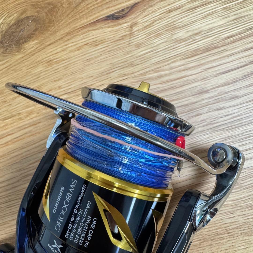 【極美品・新品ライン付き】SHIMANO 20 ステラSW 18000HG