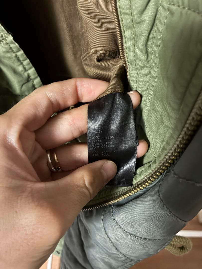 HELMUT LANG MA-1 N-2B ペンキ ペイント ファージャケット